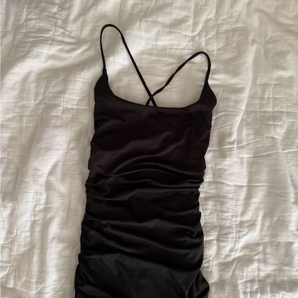 oh polly lace up criss cross back size 0 black - Picture 12 of 16